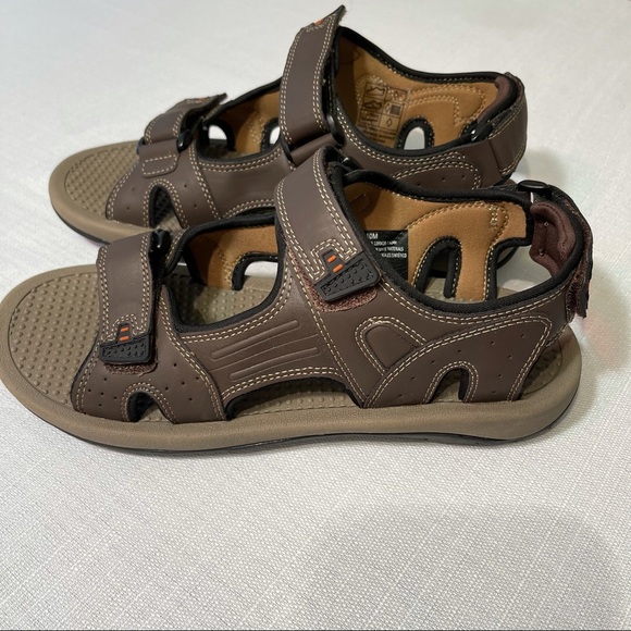 Khombu Other - Khombu Men’s Brown Comfort Strap Noah Sandals